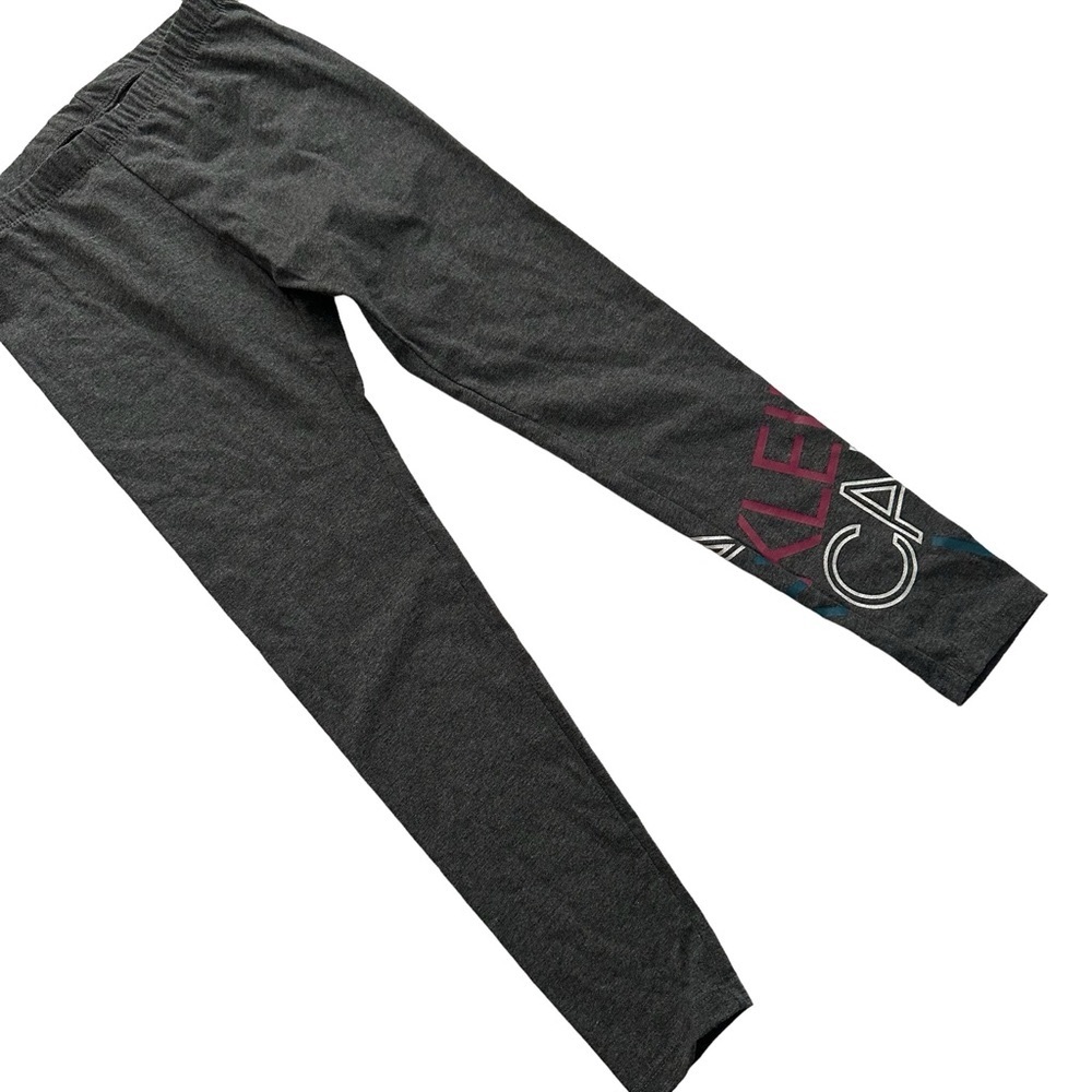 Calvin Klein Girl’s Charcoal Gray Heather Performance Leggings Size Medium